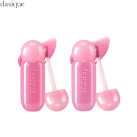 DASIQUE Juicy Dewy Glow Tint 4g*2colors, Color1#$%Color2:12 Dipping Berry-03 Coral Sugar