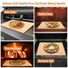 22 Inch Rectangle Pizza Stone Set, Large Pizza Stone for