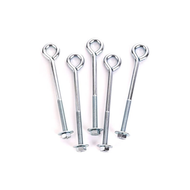 Zinc Plated Eye Bolts with Nuts and Washers M8/ 150MM
