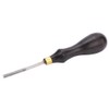 Leathercraft Edger Trimming Tool, Leather Edge Beveller Steel Blade Ebony