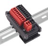 Jienk 300V DC10A 2 in 8 Out Power Distribution Module,
