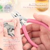 LEONTOOL Mini Pliers, Handicraft, Wire Craft Pliers with Cutting Blade,