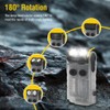 BORUIT V20 Small Powerful Flashlight 180°Head Swivels Super Bright with