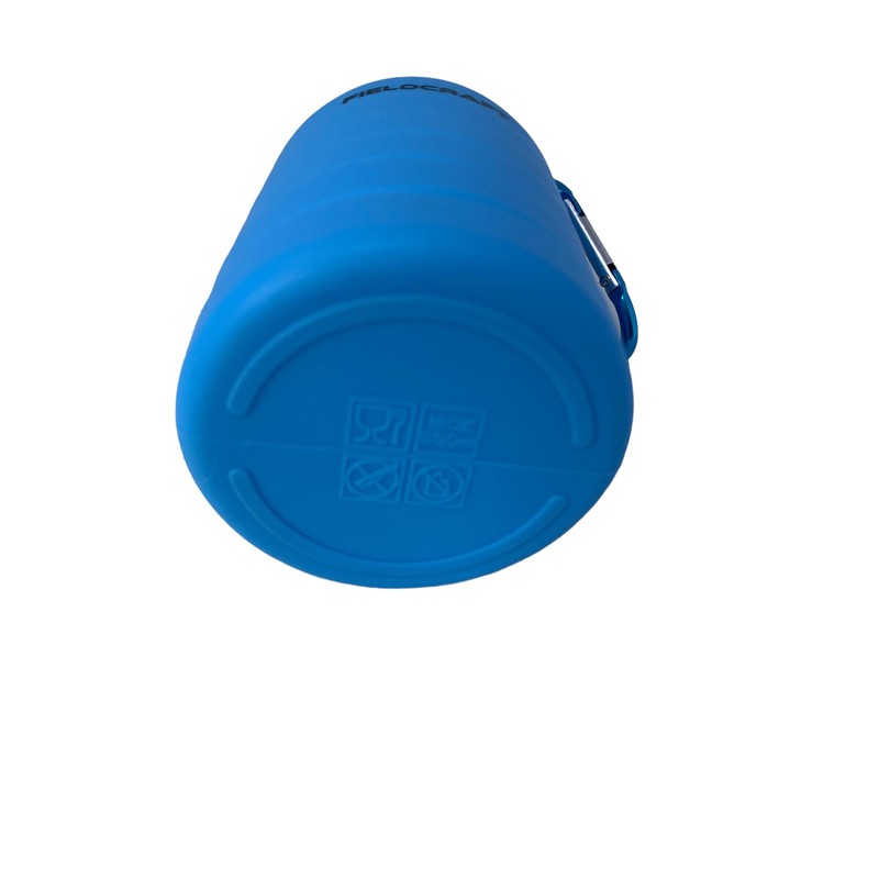 FIELDCRAFT Collapsible Silicone Water Bottle, BPA Free, Foldable, Leak Proof