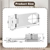 Cabinet Lock, Hasp with Numeric Password 3.5 Inches, Lock for