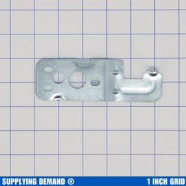 Supplying Demand 12231000007076 Refrigerator Left Upper Hinge - Replaces AP7154902