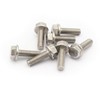 LBY - 10 tornillos hexagonales de brida de 5/16-18 x