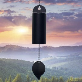ASDFG Deep Resonance Serenity Bell Large Metal Cylinder Wind Chimes Outdoor Windbel...