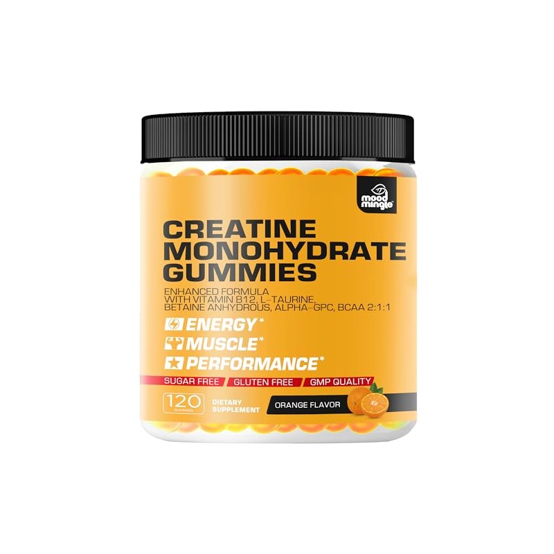 Gomitas De Monohidrato De Creatina 5 G Para Hombres Y