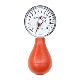 Baseline 12-0293 Dynamometer, Pneumatic Squeeze Bulb with Reset, 15 PSI Capacity