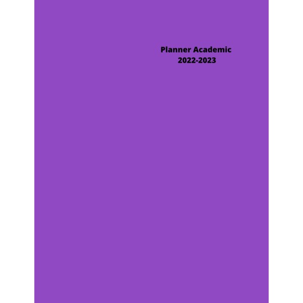 Passion Planner Academic 2022-2023: 8 Period Lesson Plan Books For