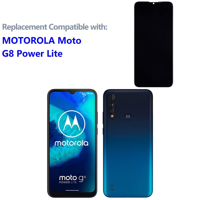 swark LCD Display Compatible with Motorola Moto G8 Power Lite