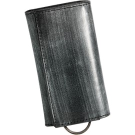 Eredità Men's Bridle Leather Key Case, 5 Rows, black, Key Case