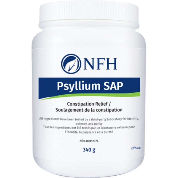 NFH Psyllium SAP Psyllium Husk Powder, 340g, Unflavoured