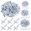 Mardatt 30 Sets 1/4" Toggle Bolts and Wing Nuts, Metal