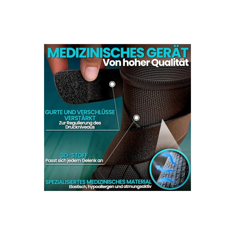 NativoDex Ankle Brace - Adjustable Ankle Support for Plantar Fasciitis