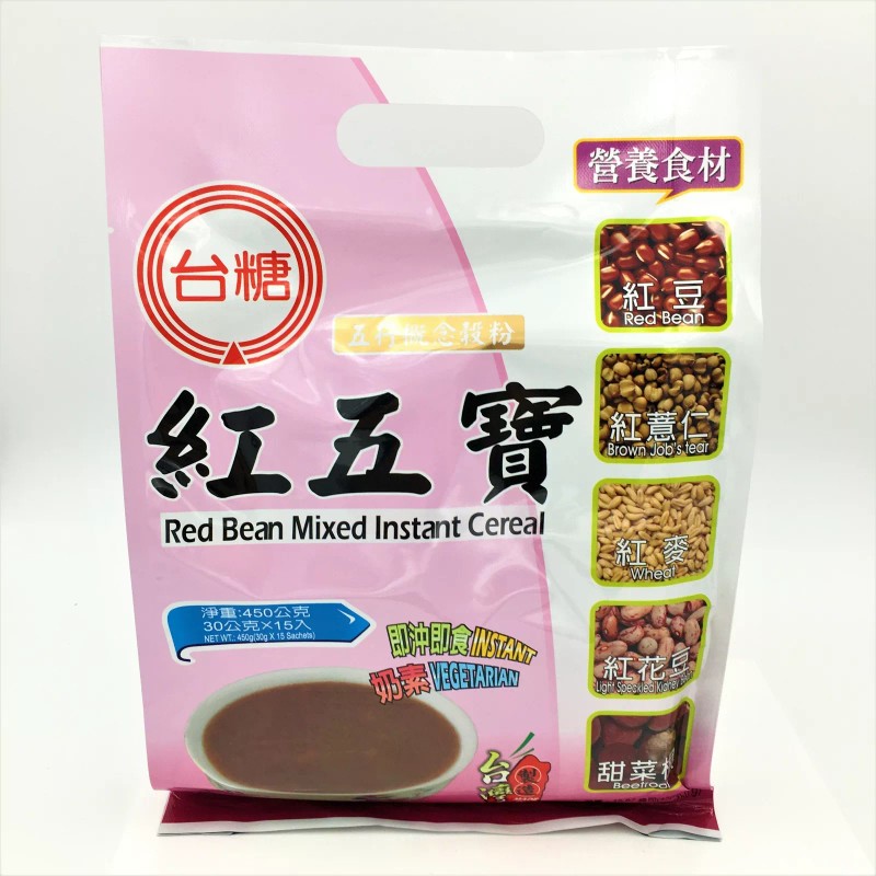 Taitan Red Bean Mixed Instant Cereal 30gx15bags(450
