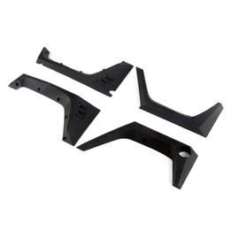 LCX Racing 1/10th RC Crawler Car Nylon Mud Guard Fender Flare for RC Car Axial SCX10 II Wranger Body(4PCS), Upgrades Parts Accessories
