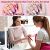 iVict Nail Desk Lamp, 34" Nails Tech Light with Phone