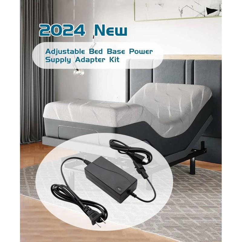 Fruhdi Adjustable Bed Base 3 Piece Switching Power Supply Adapter