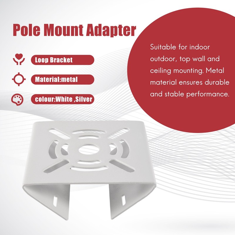 Yuuinnter Universal Vertical Pole Mount Adapter, with 2, Wall Mounting