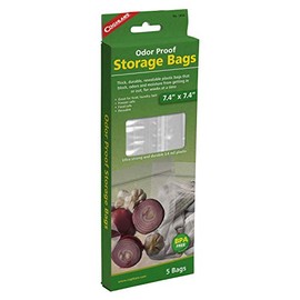 Coghlan's 1654 Odor Proof Storage Bags, Clear, 8.50" x 10"