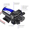 TDRFORCE 12V DC RV Fresh Water Pump 5 GPM Pressure