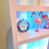 Gulf Coast Laser Graphics Flamingos 1 Pink and Teal Design