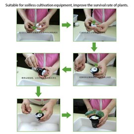 Net Pots for Hydroponics, 50Pcs Small Hydroponic Cups with Thin Lip and Slotted Sides Garden Slotted Mesh Net Cups Mesh Pot Cups(Black)