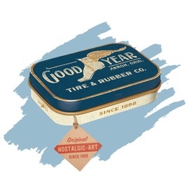 Nostalgic-Art Mint Box Goodyear Wing Foot Logo 1901