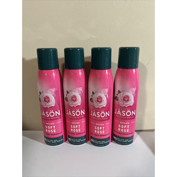 Jason 4pk JASON SOFT ROSE DELICATE 24H SWEAT ODOR FREE
