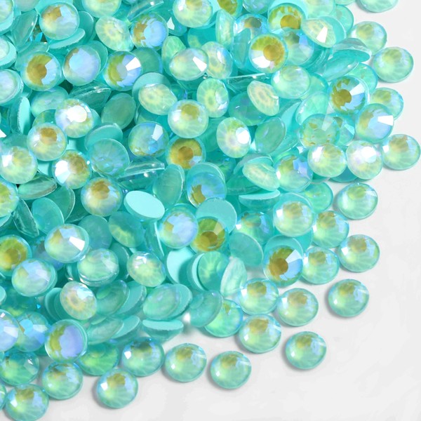 Beadsland 1440pcs Flat Back Crystal Rhinestones Round Gems for Nail