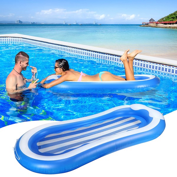 Lilo Pool Inflatables for Adults, Inflatable Pool Floats Chair Mesh