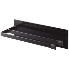 Yamazaki 5143 Magnetic Dish Towel Hanger, Slim, Black, Approx. W 7.9 x D 3.0 x H 2.4 inches (20 x 7.5 x 6 cm), Tower, Floating Storage, Easy Installation