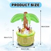 LUMOOM Inflatable Palm Tree Drink Cooler, Floating Drink Holder, Inflatable