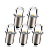 Ruiandsion LED Flashlight Bulb 18V P13.5S Base Socket Warm White