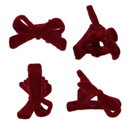 NiceYnn 20 Pieces Hair Clips Flockag Mini Clips Barrette Hairdressing Accessories Non-Slip Wedding Birthday Multicolor Crocodile