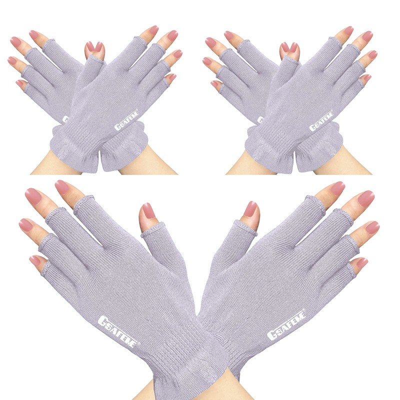 GSAFEME Guantes de algodón para manos secas - Guantes sin