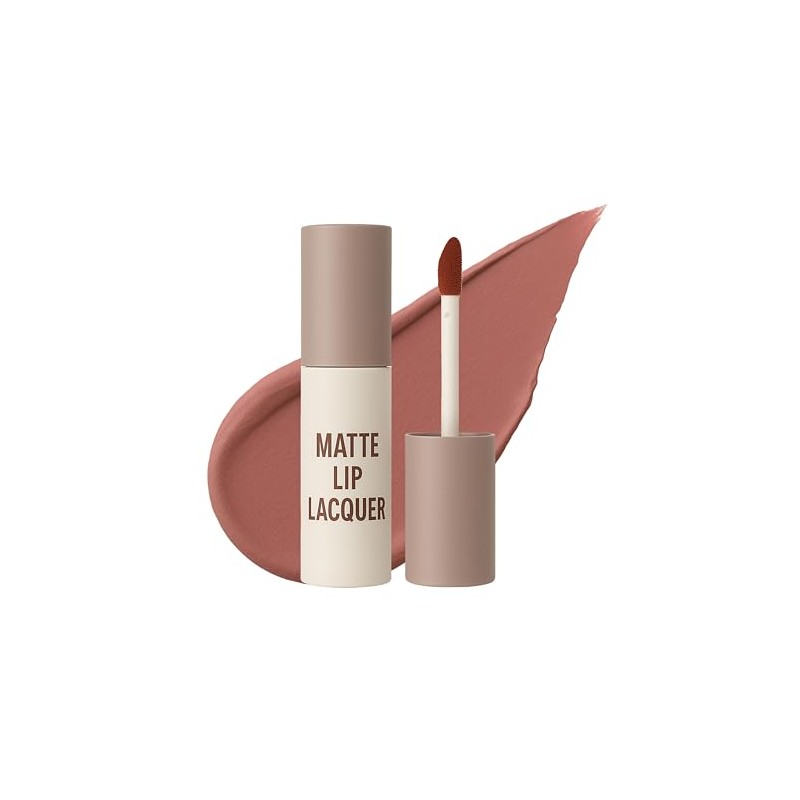 Matter Lippenstift und Lipgloss, 2-in-1, cremige und matte Textur, lang