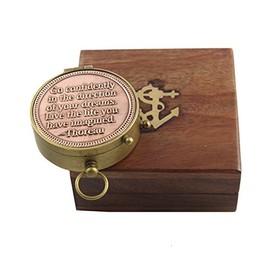 collectiblesBuy Antique Marine Portable Travel Hiking Outdoor Classic Brass Compass
