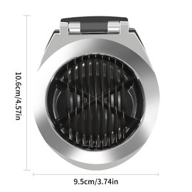 Stainless steel egg slicer, egg slicer - practical 2-in-1 egg cutting tool made of high-quality stainless steel (dishwasher safe).