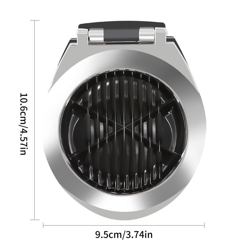 Stainless steel egg slicer, egg slicer - practical 2-in-1 egg