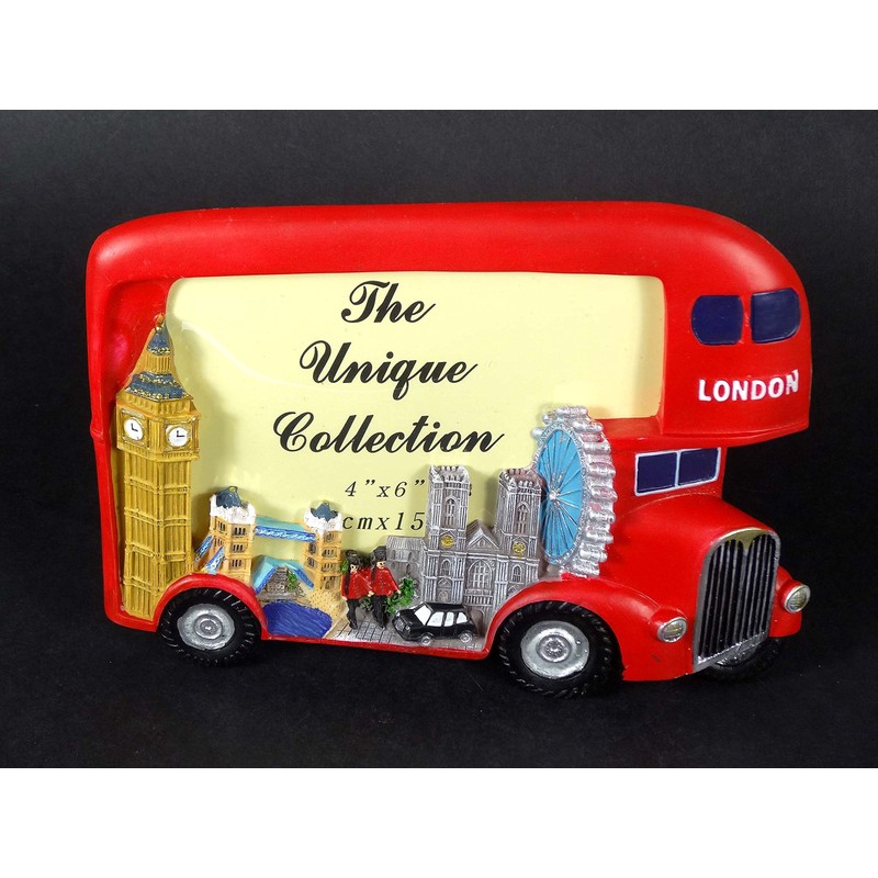 Photo Frames - London Big Red Bus and Skyline Hand