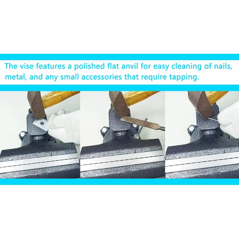 MYTEC 2-In-1 Work Bench Vise, Upgraded Multi-Purpose Table Vice, Universal