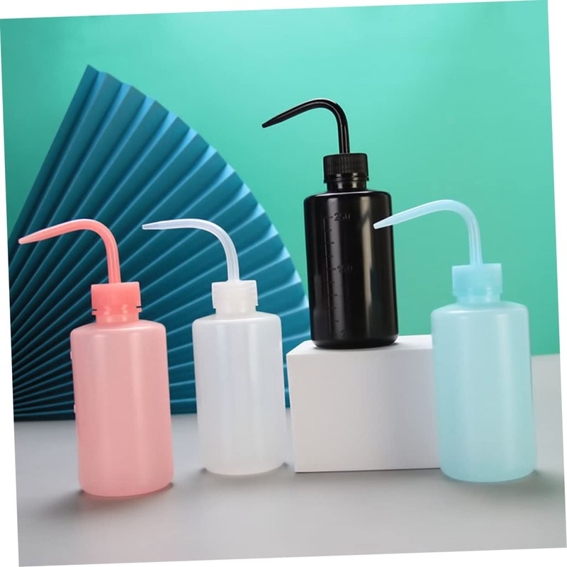 Healeved 4Pcs Squeeze Rinse Bottle for Eyelash Extensions Salad Jam