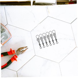 VICASKY 6pcs Kite Connector Kite Axle Bearing Hook Spool Hook Accessory Kite Bearing Hook Accessory Part Spool Metal Hook Replacement Connector Hooks Silver Iron