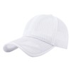 White Fang CZ068 Hat, Sports, Brim, Plain, Mesh, Stylish, Cool,
