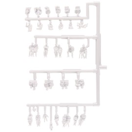 HO Scale Seated pssngrs unptd 36/
