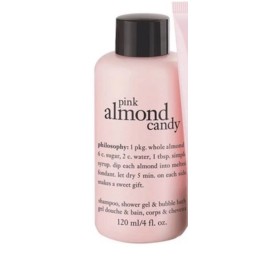 Philosophy, Bath & Body NEW PHILOSOPHY PINK ALMOND CANDY SHAMPOO SHOWER GEL BUBBLE BATH 4 OZ