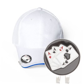 BESPORTBLE Golf Hat Clips Playing Card Markers Ball Markers for Golfing Accessories Unique Design for Men Women for Golf Caps and Hats